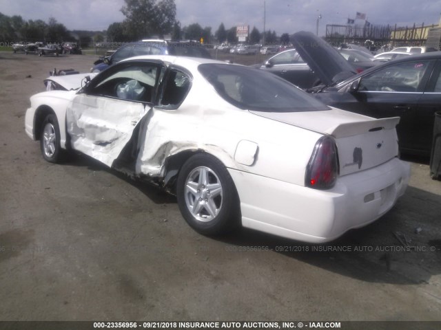 2G1WW12E059161770 - 2005 CHEVROLET MONTE CARLO LS 白色 照片 3