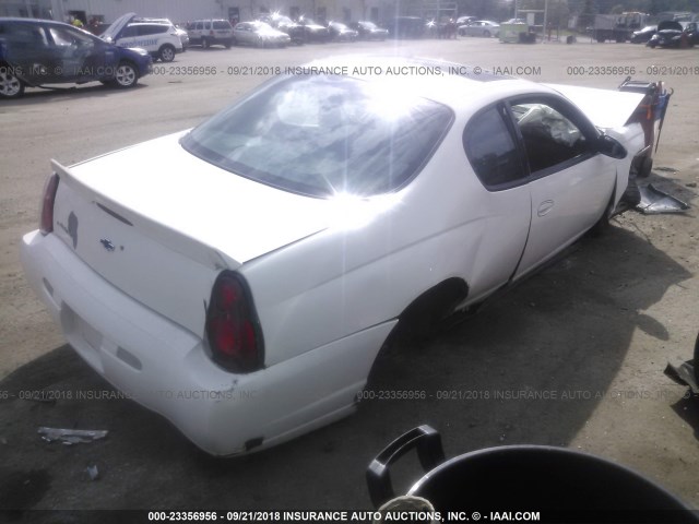 2G1WW12E059161770 - 2005 CHEVROLET MONTE CARLO LS 白色 照片 4