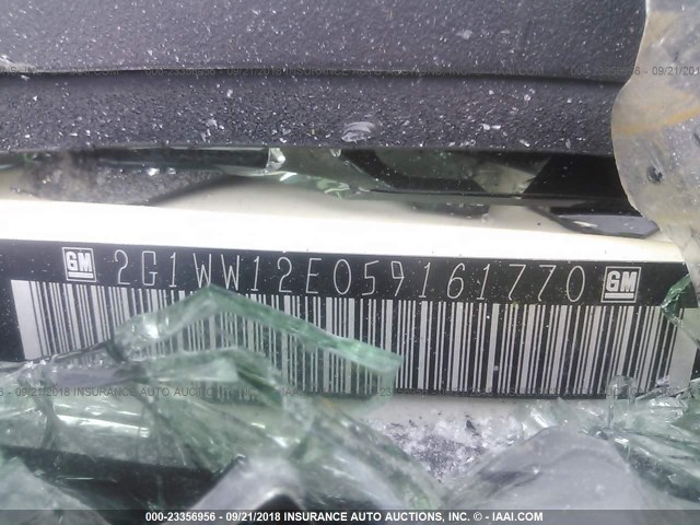 2G1WW12E059161770 - 2005 CHEVROLET MONTE CARLO LS 白色 照片 9