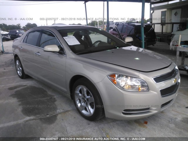 1G1ZC5E00CF275995 - 2012 CHEVROLET MALIBU 1LT GOLD photo 1