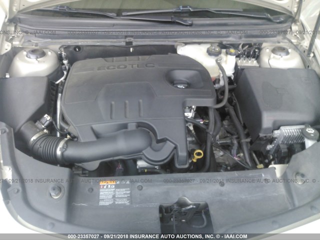 1G1ZC5E00CF275995 - 2012 CHEVROLET MALIBU 1LT GOLD photo 10