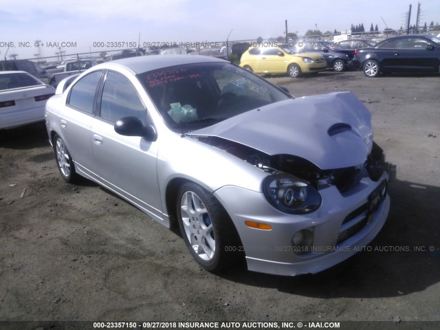 1B3ES66S93D195266 - 2003 DODGE NEON SRT-4 SILVER photo 1