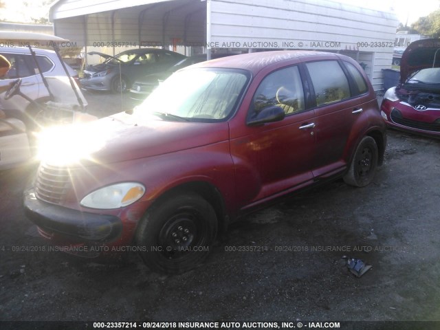 3C4FY48BX3T626422 - 2003 CHRYSLER PT CRUISER CLASSIC RED photo 2