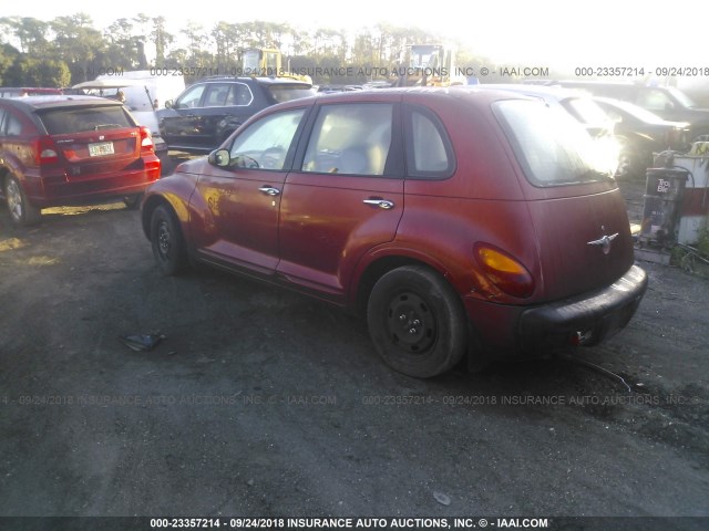 3C4FY48BX3T626422 - 2003 CHRYSLER PT CRUISER CLASSIC RED photo 3