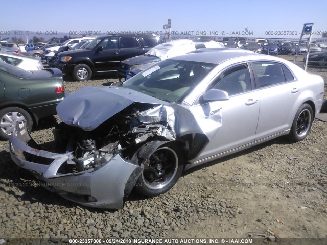 1G1ZH57B89F147691 - 2009 CHEVROLET MALIBU 1LT 银色 照片 2