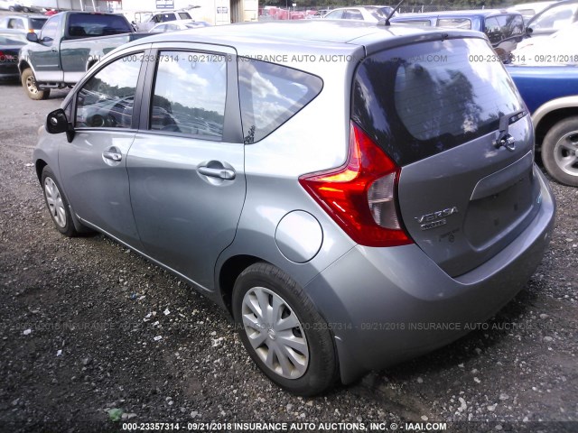 3N1CE2CP7EL413257 - 2014 NISSAN VERSA NOTE S/S PLUS/SV/SL GRAY photo 3