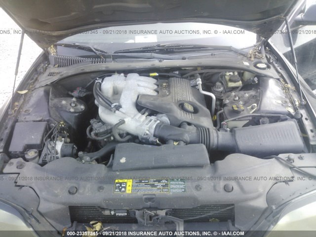 1LNHM86S84Y610701 - 2004 LINCOLN LS BLACK photo 10