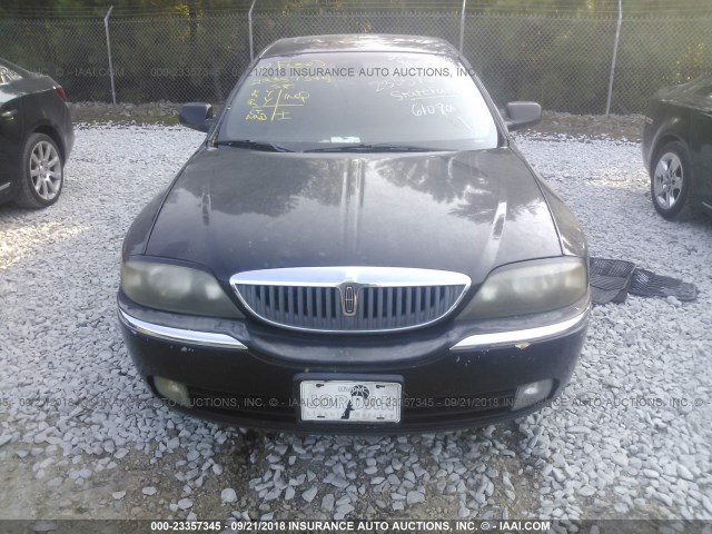 1LNHM86S84Y610701 - 2004 LINCOLN LS BLACK photo 6