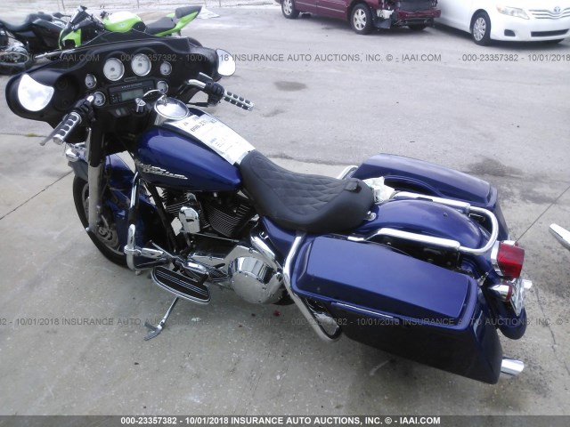 1HD1KBW106Y693686 - 2006 HARLEY-DAVIDSON FLHXI BLUE photo 3