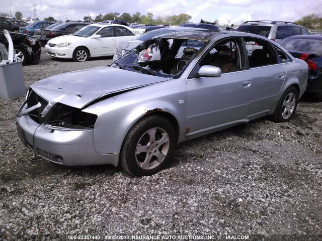 WAUBA24B5XN087448 - 1999 AUDI A6 2.8 QUATTRO SILVER photo 2