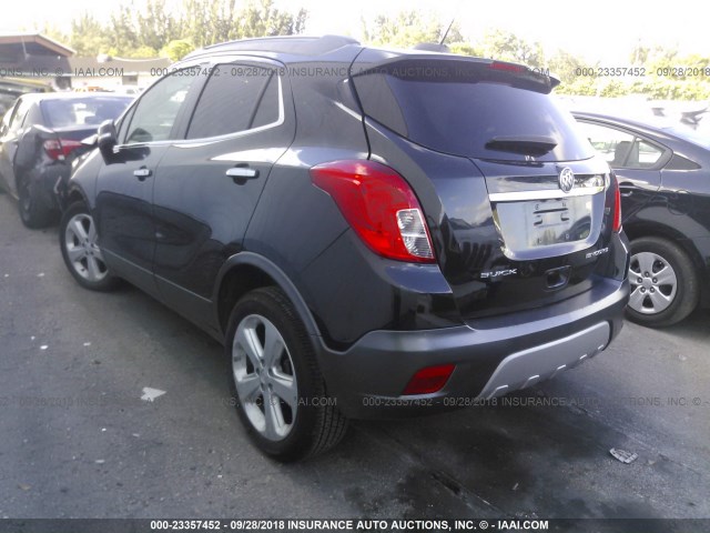 KL4CJBSBXFB185332 - 2015 BUICK ENCORE CONVENIENCE 黑色 照片 3