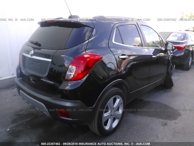 KL4CJBSBXFB185332 - 2015 BUICK ENCORE CONVENIENCE 黑色 照片 4