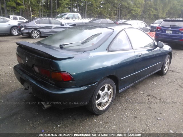 JH4DC4465TS005491 - 1996 ACURA INTEGRA SE GREEN photo 4