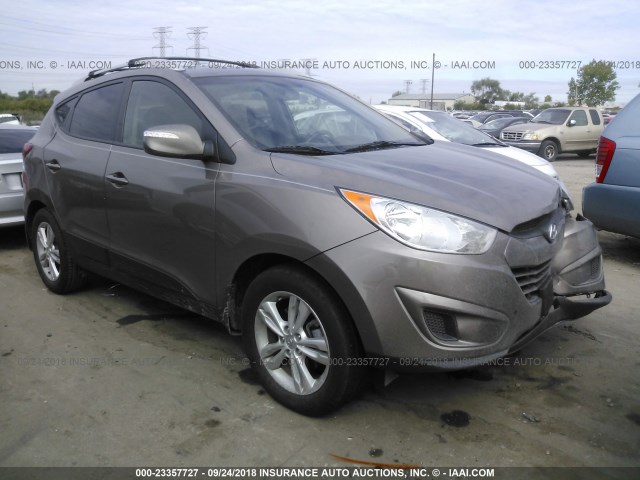 KM8JU3AC6CU346047 - 2012 HYUNDAI TUCSON GLS/LIMITED BROWN photo 1