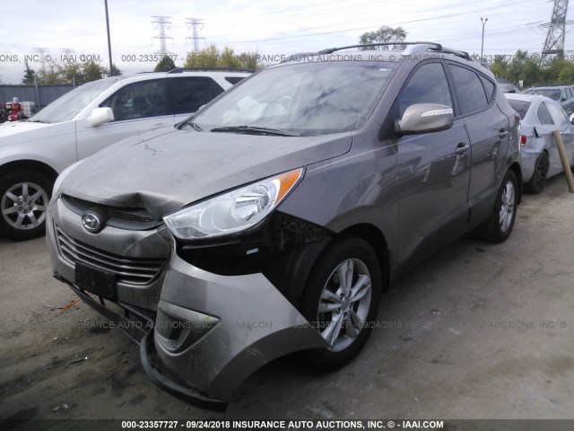 KM8JU3AC6CU346047 - 2012 HYUNDAI TUCSON GLS/LIMITED 棕色 照片 2