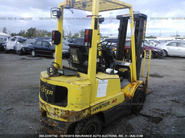 000000E001H01859Y - 2002 HYSTER N/A     H40XMS  YELLOW photo 4