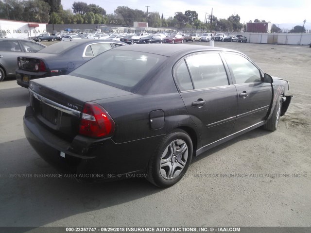 1G1ZS53816F276363 - 2006 CHEVROLET MALIBU LS Qara foto 4