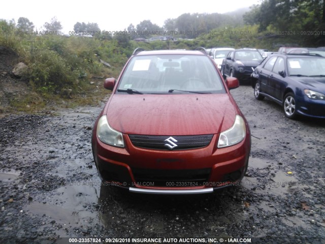 JS2YB413385103379 - 2008 SUZUKI SX4 CONVENIENCE RED photo 6