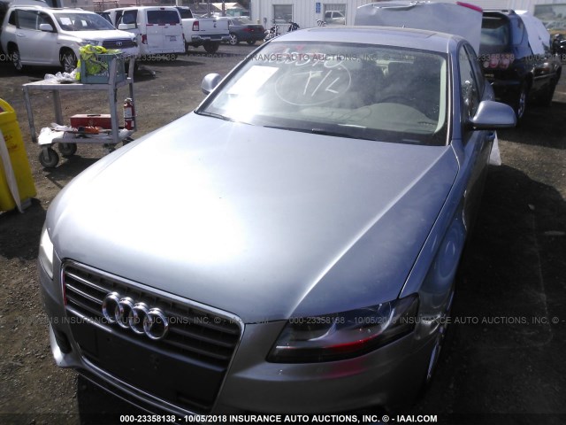 WAUJF78K49N062371 - 2009 AUDI A4 PREMIUM PLUS SILVER photo 2