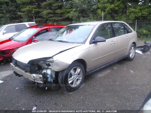 1G1ZT62875F264284 - 2005 CHEVROLET MALIBU MAXX LS GREEN photo 2