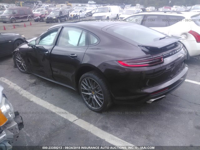 WP0AA2A77HL102074 - 2017 PORSCHE PANAMERA 2/4 BROWN photo 3