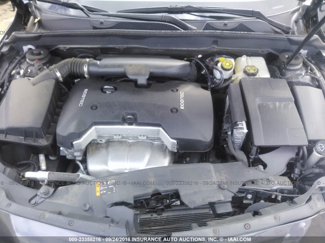 1G11B5SA0DF351942 - 2013 CHEVROLET MALIBU LS ნაცრისფერი ფოტო 10