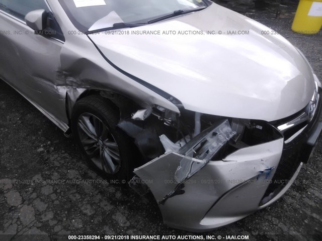 4T1BF1FK8FU957608 - 2015 TOYOTA CAMRY LE/XLE/SE/XSE 米色 照片 6