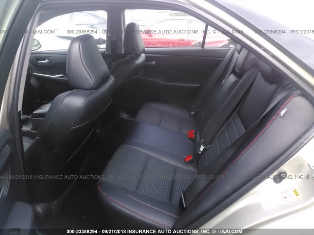 4T1BF1FK8FU957608 - 2015 TOYOTA CAMRY LE/XLE/SE/XSE 米色 照片 8