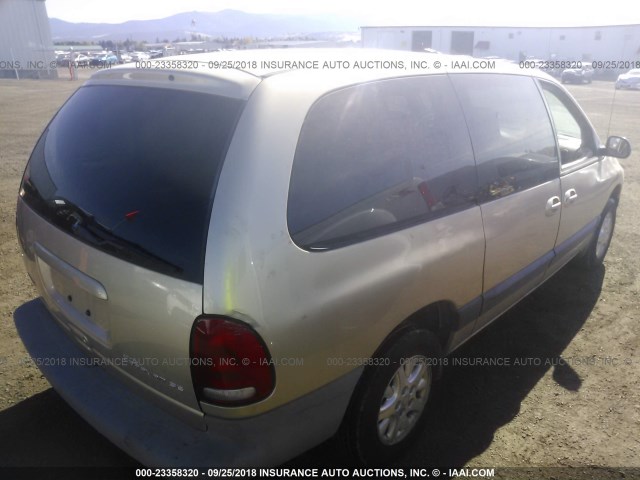 1B4GP44G4XB897621 - 1999 DODGE GRAND CARAVAN SE/SPORT TAN photo 4