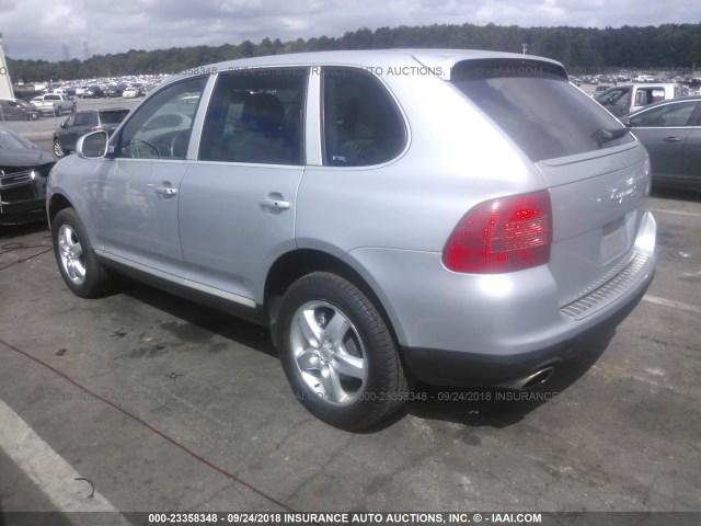 WP1AB29P94LA64549 - 2004 PORSCHE CAYENNE S SILVER photo 3