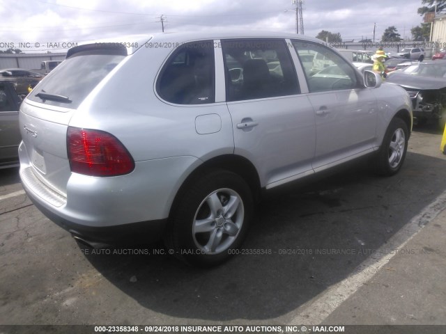 WP1AB29P94LA64549 - 2004 PORSCHE CAYENNE S SILVER photo 4