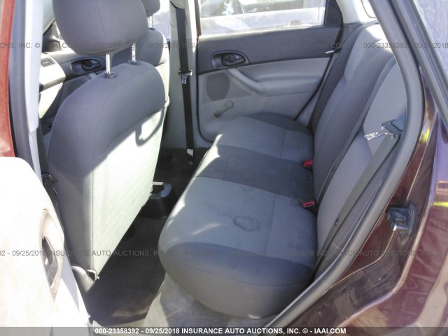 1FAFP34NX7W290127 - 2007 FORD FOCUS ZX4/S/SE/SES მუქწითელი ფოტო 8
