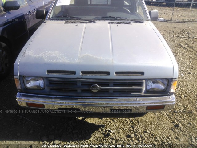 1N6SD11S4LC318030 - 1990 NISSAN D21 SHORT BED BLUE photo 6