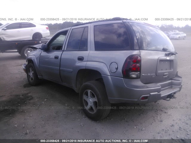 1GNDS13S462231213 - 2006 CHEVROLET TRAILBLAZER LS/LT GRAY photo 3