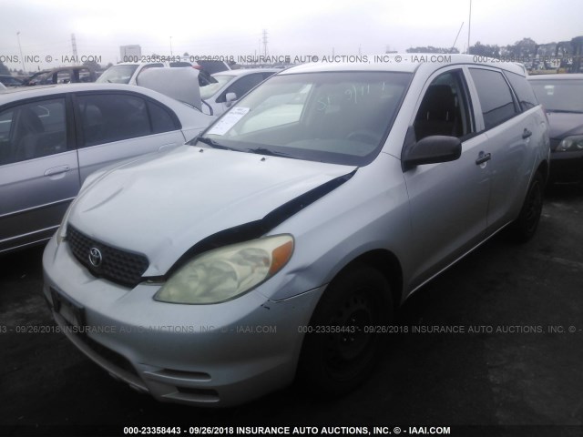 2T1KR32E84C166268 - 2004 TOYOTA COROLLA MATRIX XR SILVER photo 2