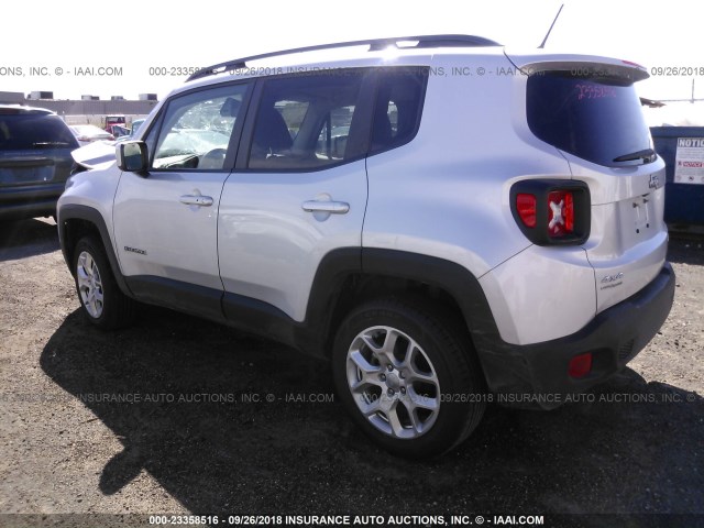 ZACCJBBB1HPF39382 - 2017 JEEP RENEGADE LATITUDE SILVER photo 3