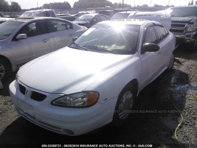 1G2NE52E95M140100 - 2005 PONTIAC GRAND AM SE WHITE photo 2