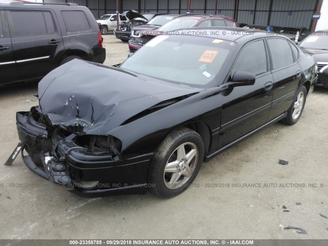 2G1WP521549255305 - 2004 CHEVROLET IMPALA SS BLACK photo 2