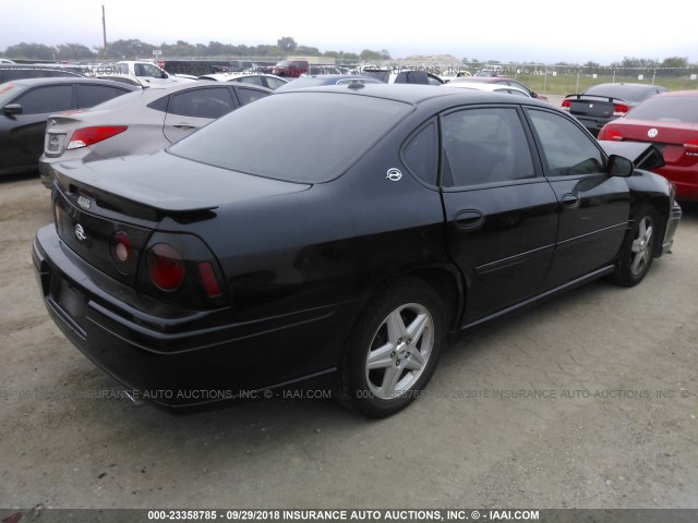 2G1WP521549255305 - 2004 CHEVROLET IMPALA SS BLACK photo 4