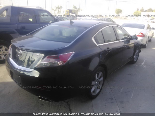 19UUA8F56DA010596 - 2013 ACURA TL TECH BLACK photo 4
