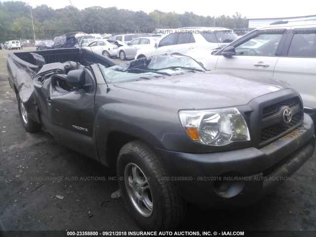 5TFTX4CN5BX008032 - 2011 TOYOTA TACOMA ACCESS CAB BROWN photo 1