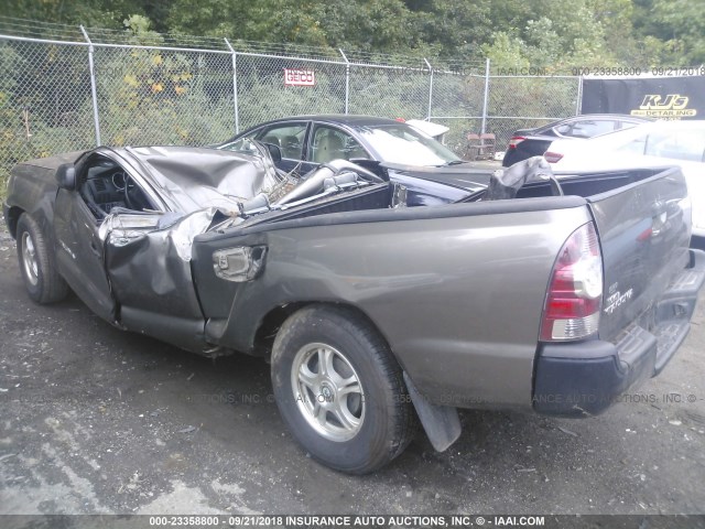 5TFTX4CN5BX008032 - 2011 TOYOTA TACOMA ACCESS CAB ყავისფერი ფოტო 3