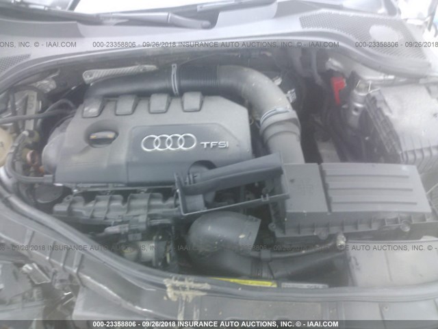 TRUSFAFK1B1025367 - 2011 AUDI TT PREMIUM GRAY photo 10