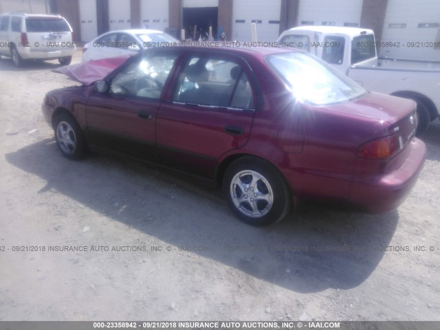 2T1BR12E5YC333230 - 2000 TOYOTA COROLLA VE/CE/LE 红色 照片 3