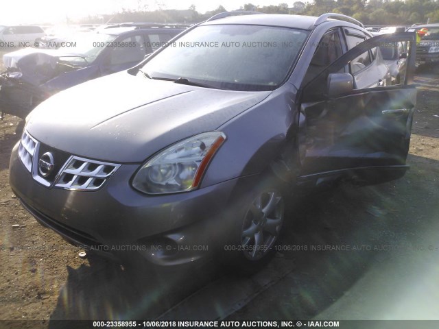 JN8AS5MTXBW560483 - 2011 NISSAN ROGUE S/SV/KROM GRAY photo 2