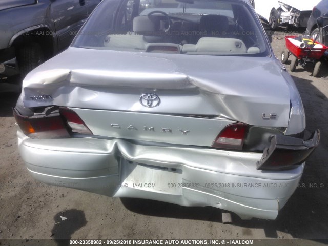 4T1BG12K4TU779808 - 1996 TOYOTA CAMRY DX/LE/XLE Light Blue photo 6