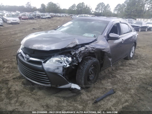 4T1BF1FKXGU533428 - 2016 TOYOTA CAMRY LE/XLE/SE/XSE GRAY photo 2