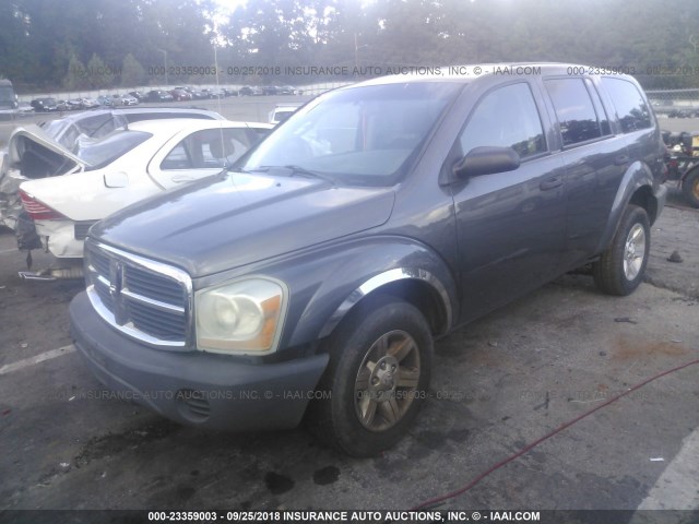 1D4HB38N44F109839 - 2004 DODGE DURANGO ST GRAY photo 2