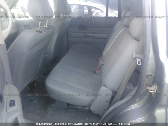 1D4HB38N44F109839 - 2004 DODGE DURANGO ST GRAY photo 8