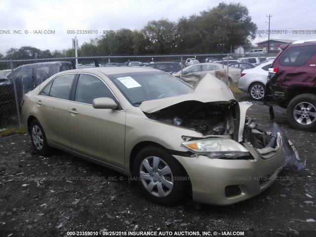 4T1BF3EK9AU007098 - 2010 TOYOTA CAMRY SE/LE/XLE ოქროსფერი ფოტო 1